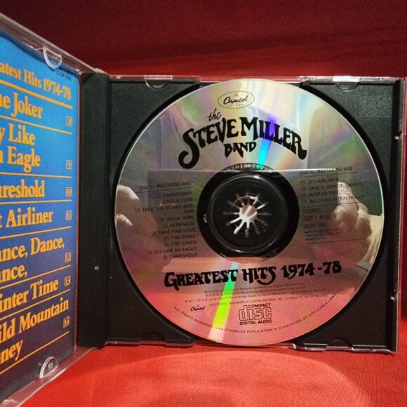 The Steve Miller Band – Greatest Hits 1974-78 (1988) CD - Picture 3 of 4